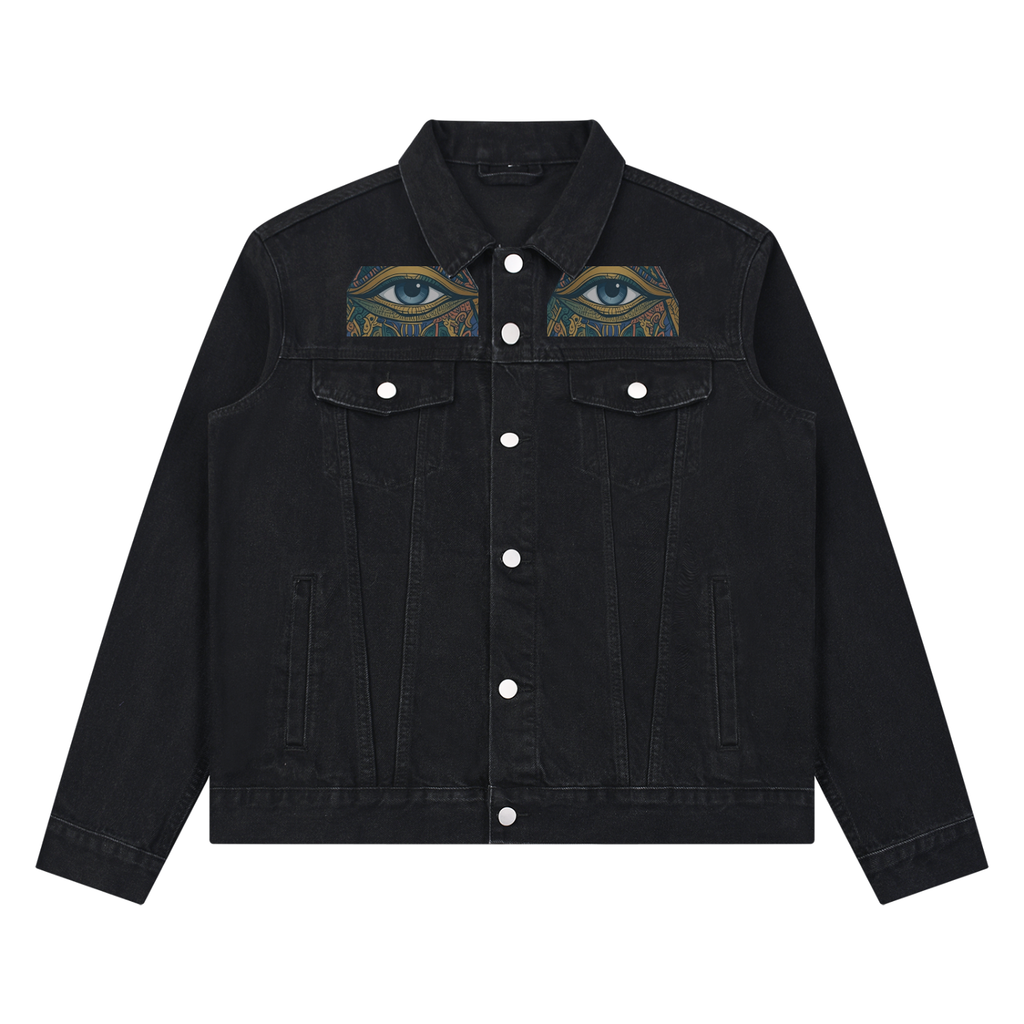 Unisex Vintage Wash Denim Jacket