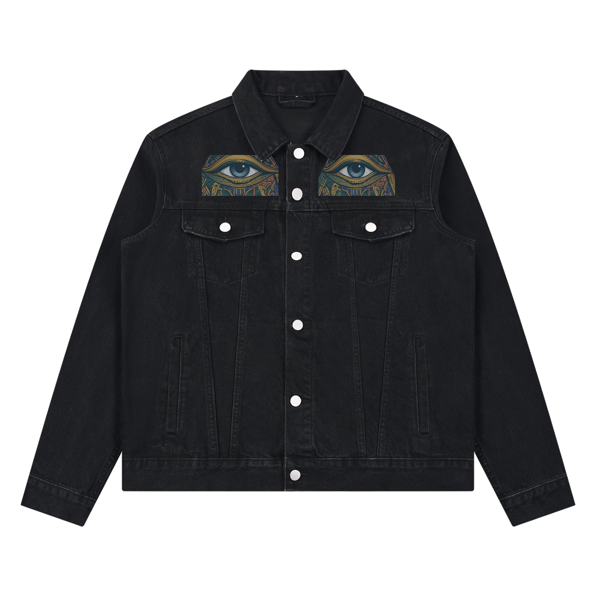 Unisex Vintage Wash Denim Jacket