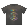 Hand-Frayed Sunfade Paint Splatter T-Shirt