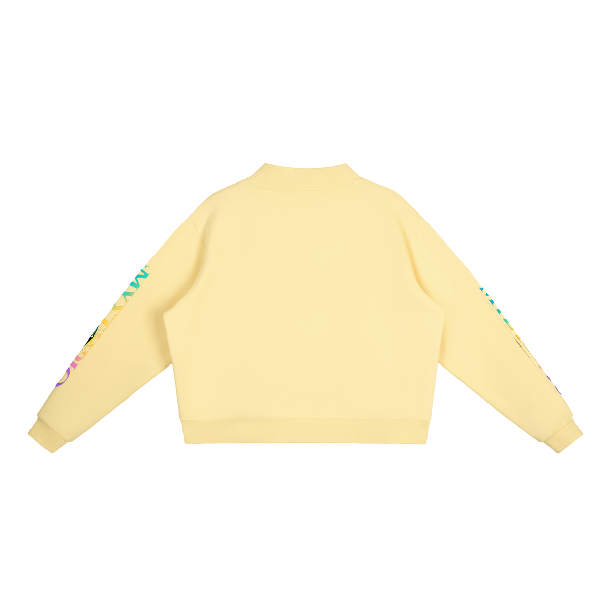 Essential Fleece Mock-Neck Crew Sweatshirt