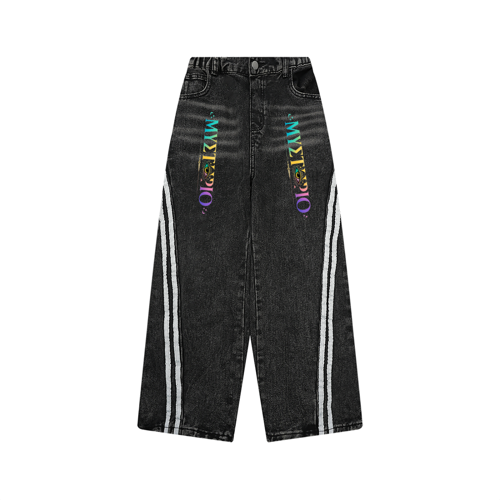 Kid’s Vintage Wash Side Stripe Jeans
